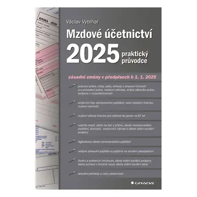 Kniha: Mzdové účetnictví 2025 od Vybíhal Václav