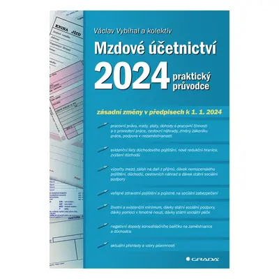 Kniha: Mzdové účetnictví 2024 od Vybíhal Václav