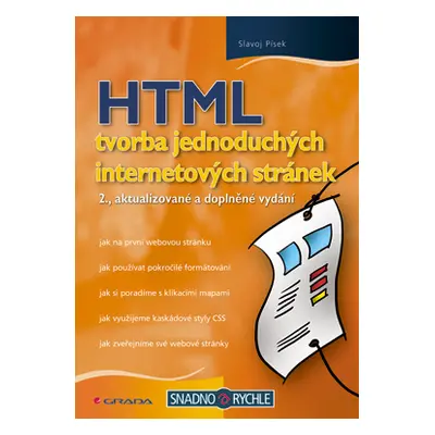 E-kniha: HTML - tvorba jednoduchých internetových stránek od Písek Slavoj