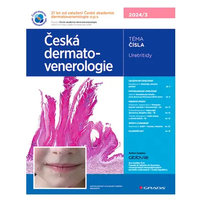 Kniha: Česká dermatovenerologie 2024/3 od Hercogová Třešňák Jana