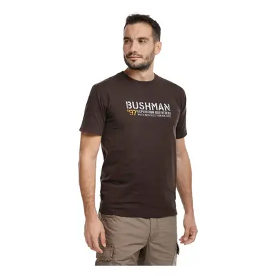 Bushman tričko Voyta dark brown