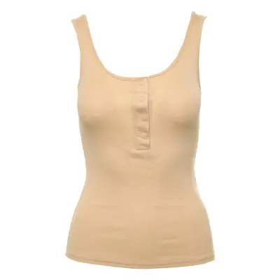 jiná značka NA-KD "Button Front Tank Top" tílko< Barva: Béžová, Mezinárodní