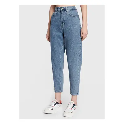 TOMMY JEANS "MOM JEAN" 7/8 rifle Barva: Modrá, Mezinárodní