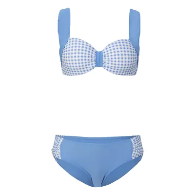 BONPRIX bikiny se vzorem Barva: Modrá, Obvod hrudníku: 75, Košíček: D (38)