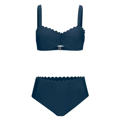 Bonprix BPC SELECTION bikiny Barva: Modrá, Obvod hrudníku: 85, Košíček: D (50)