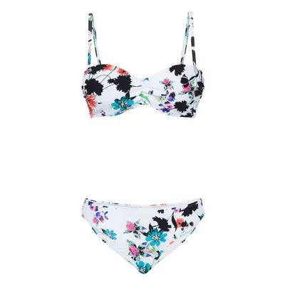 BONPRIX bikiny se vzorem Barva: Bílá, Obvod hrudníku: 70, Košíček: B (36)