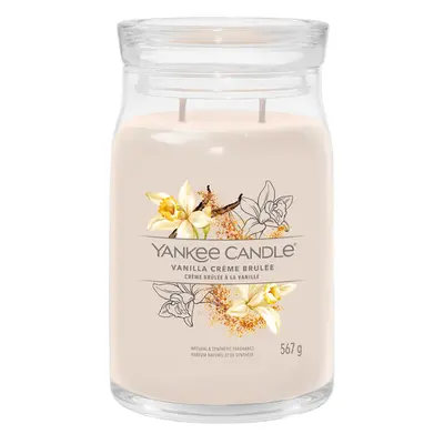 Yankee Candle Aromatická svíčka Signature sklo velké Vanilla Creme Brulée 567 g