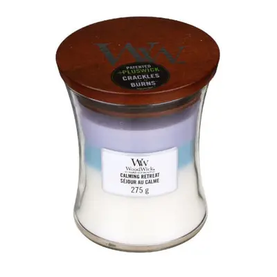 WoodWick Vonná svíčka střední Trilogy Calming Retreat 275 g