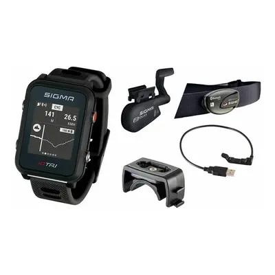 Sigma Pulsmetr iD.TRI SET Black