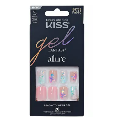 KISS Gelové nehty Gel Fantasy Allure - Variation 28 ks