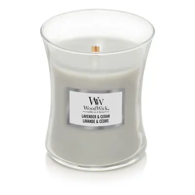 WoodWick Vonná svíčka váza střední Lavender & Cedar 275 g