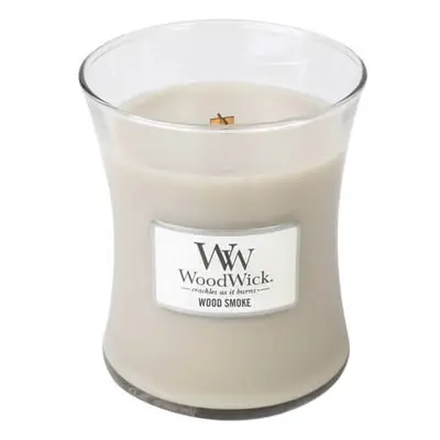 WoodWick Vonná svíčka váza Wood Smoke 275 g