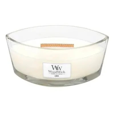 WoodWick Vonná svíčka loď Linen 453,6 g