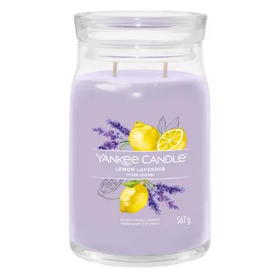 Yankee Candle Aromatická svíčka Signature sklo velké Lemon Lavender 567 g