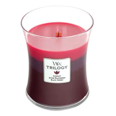 WoodWick Vonná svíčka váza Trilogy Sun Ripened Berries 275 g