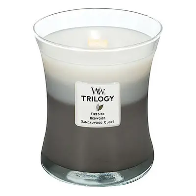 WoodWick Vonná svíčka váza Trilogy Warm Woods 275 g