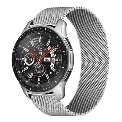 4wrist Milánský tah pro Samsung Galaxy Watch - Stříbrný mm