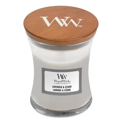 WoodWick Vonná svíčka váza Lavender & Cedar 85 g