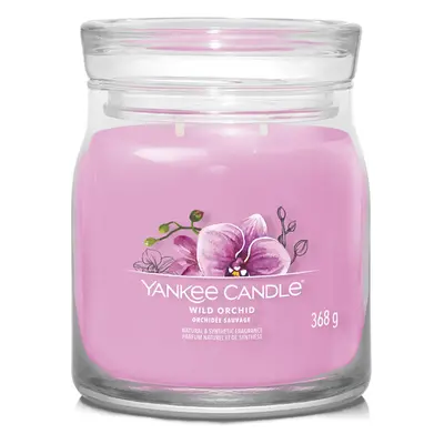 Yankee Candle Aromatická svíčka Signature sklo střední Wild Orchid 368 g