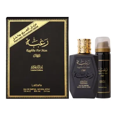 Lattafa Raghba For Men - EDP 100 ml + deodorant ve spreji 50 ml