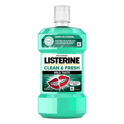 Listerine Ústní voda Clean & Fresh Mild Taste 500 ml