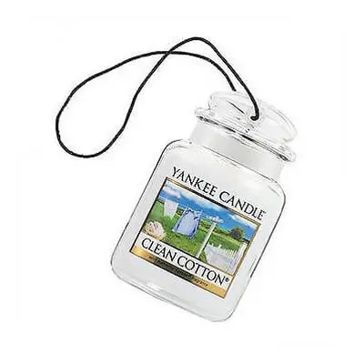 Yankee Candle Luxusní visačka do auta Clean Cotton 1ks