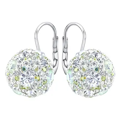 Silvego Okouzlující stříbrné náušnice se třpytivými krystaly Swarovski silvegob36120w