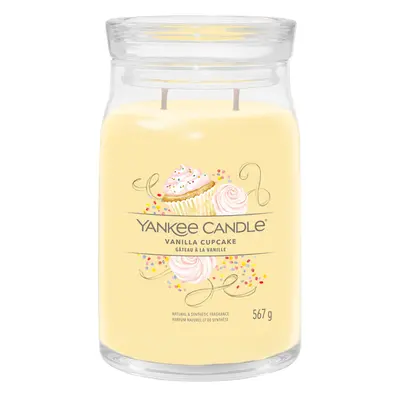 Yankee Candle Aromatická svíčka Signature sklo velké Vanilla Cupcake 567 g