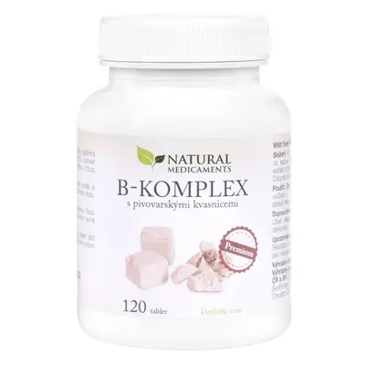 Natural Medicaments B-komplex s pivovarskými kvasnicemi Premium 120 tablet