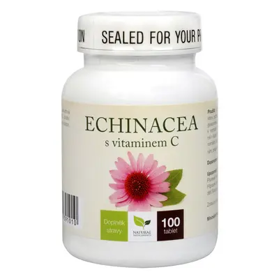 Natural Medicaments Echinacea s vitamínem C 100 tbl.