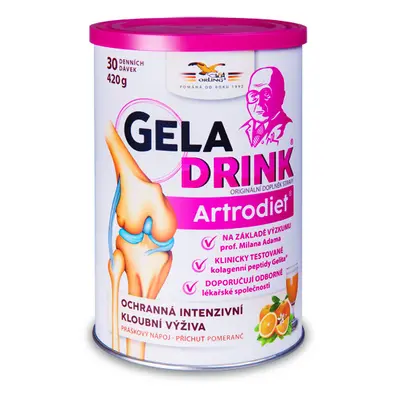 Geladrink Geladrink Artrodiet nápoj 420 g Jahoda