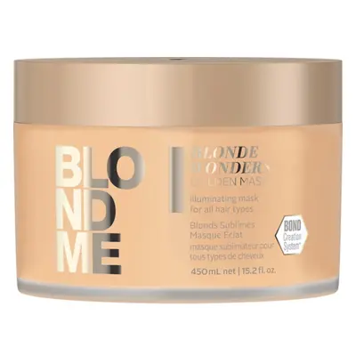 Schwarzkopf Professional Maska se zlatými pigmenty pro blond vlasy Blondme Blonde Wonders (Golde