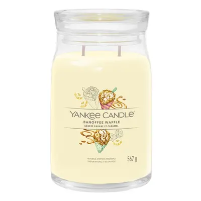 Yankee Candle Aromatická svíčka Signature sklo velké Banoffee Waffle 567 g