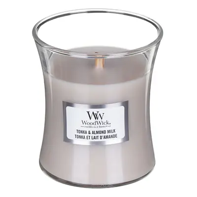 WoodWick Vonná svíčka váza malá Tonka & Almond Milk 85 g