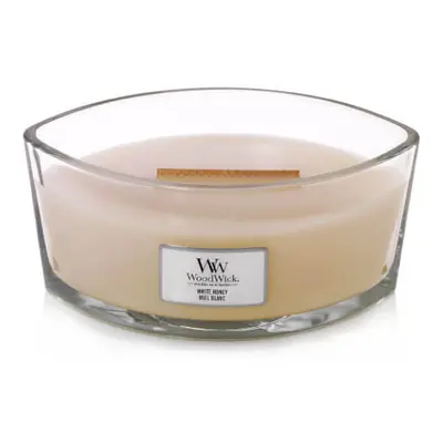 WoodWick Vonná svíčka loď White Honey 453,6 g