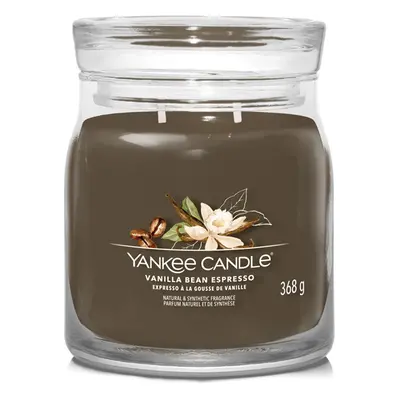 Yankee Candle Aromatická svíčka Signature sklo střední Vanilla Bean Espresso 368 g