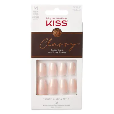 KISS Nalepovací nehty Classy Nails Cozy Meets Cute 28 ks