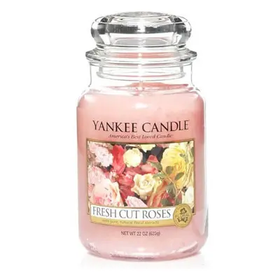 Yankee Candle Aromatická svíčka velká Fresh Cut Roses 623 g