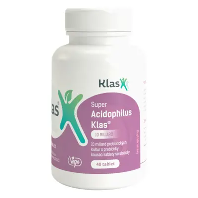 Klas Super Acidophilus plus 10 miliard 40 cucacích tablet