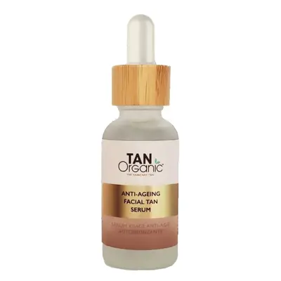 Tan Organic Protivráskové samoopalovací obličejové sérum (Anti-Ageing Facial Tan Serum) 30 ml