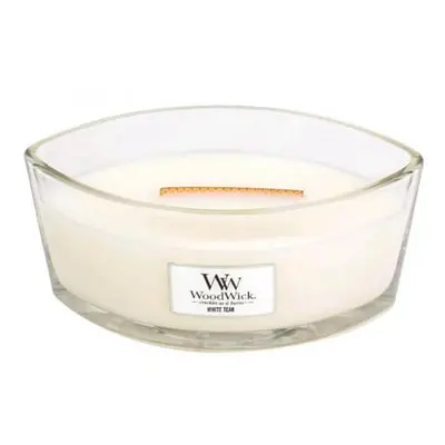 WoodWick Vonná svíčka loď White Teak 453,6 g