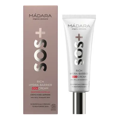 MÁDARA Hydratační krém pro velmi suchou pleť SOS (Rich Hydra-Barrier Cica Cream) 40 ml