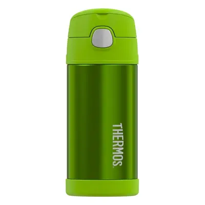 Thermos FUNtainer Dětská termoska s brčkem - limetková 355 ml