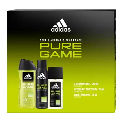 Adidas Pure Game - deodorant s rozprašovačem 75 ml + deodorant ve spreji 150 ml + sprchový gel 2