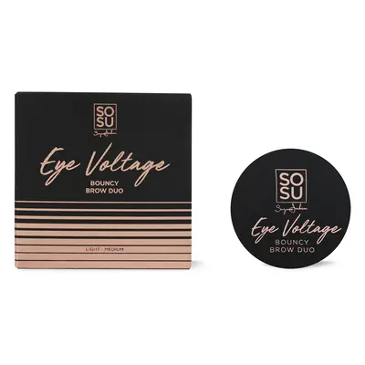 SOSU Cosmetics Stíny na obočí Eye Voltage (Bouncy Brow Duo) Light/Medium