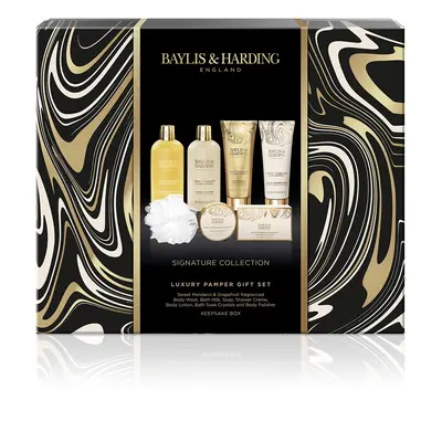 Baylis & Harding Dárková sada s mycí houbou Mandarinka & Grapefruit 7 ks