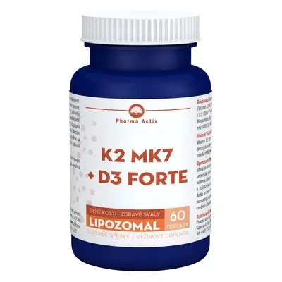 Pharma Activ Lipozomální K2 MK7 + D3 Forte 60 tobolek