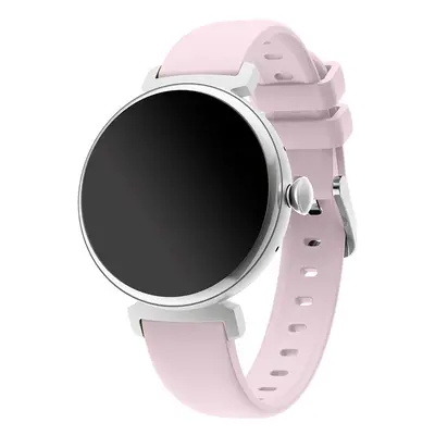 Wotchi AMOLED Smartwatch DM70 – Silver - Pink