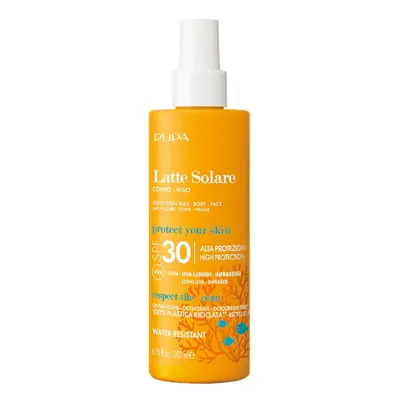 PUPA Milano Mléko ve spreji na opalování Latte Solare SPF 30 (Sunscreen Milk) 200 ml