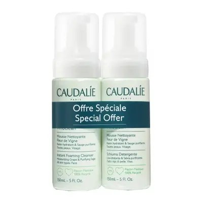 Caudalie Sada čisticích pěn Vinoclean (Instant Foaming Cleanser Duo) 2 x 150 ml